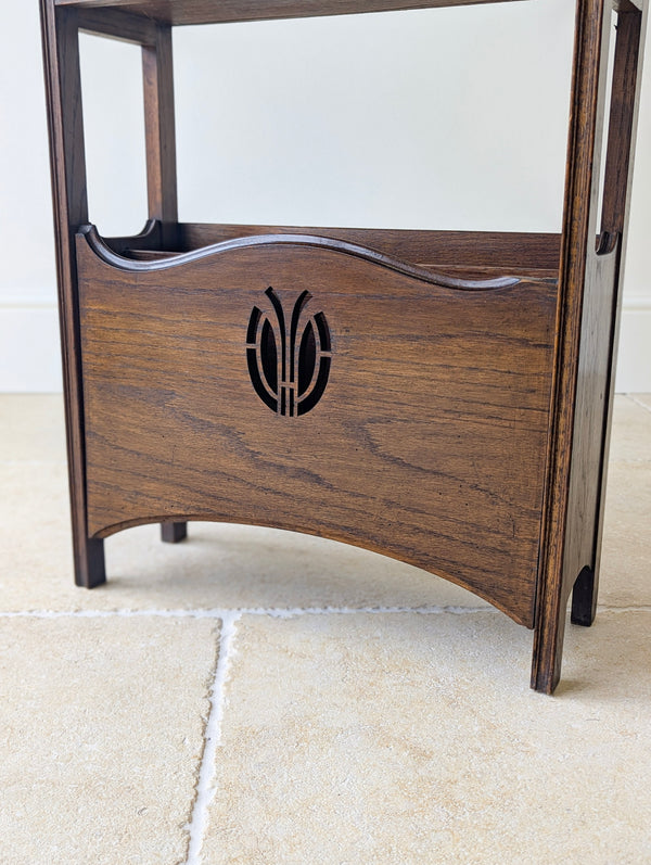 Antique Arts & Crafts Oak Bookcase c.1920