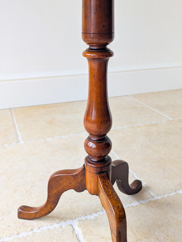 Antique Georgian Mahogany Oval Tilt-Top Tripod Wine Table c.1820