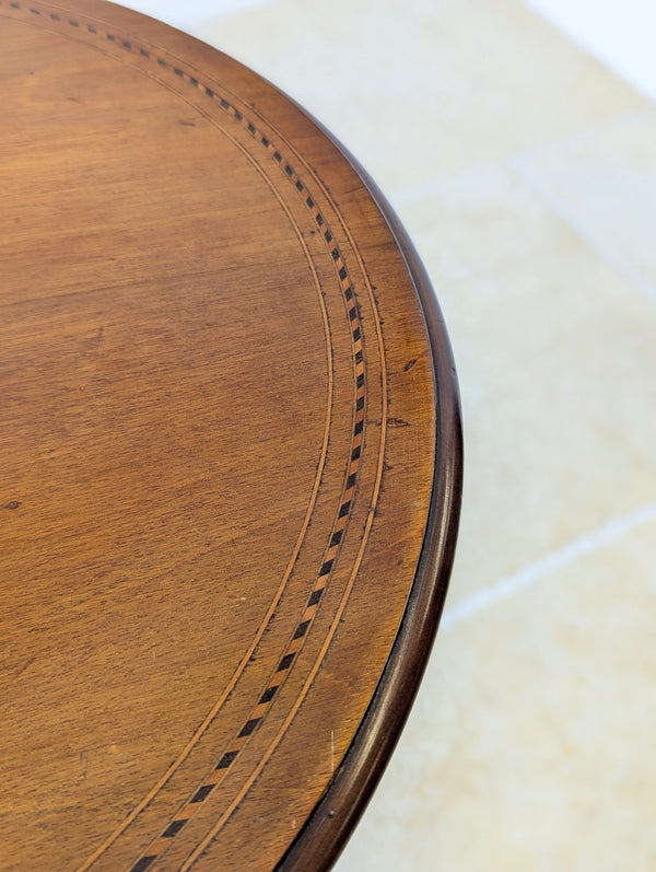 Antique Edwardian Mahogany Circular Occasional Table c.1905
