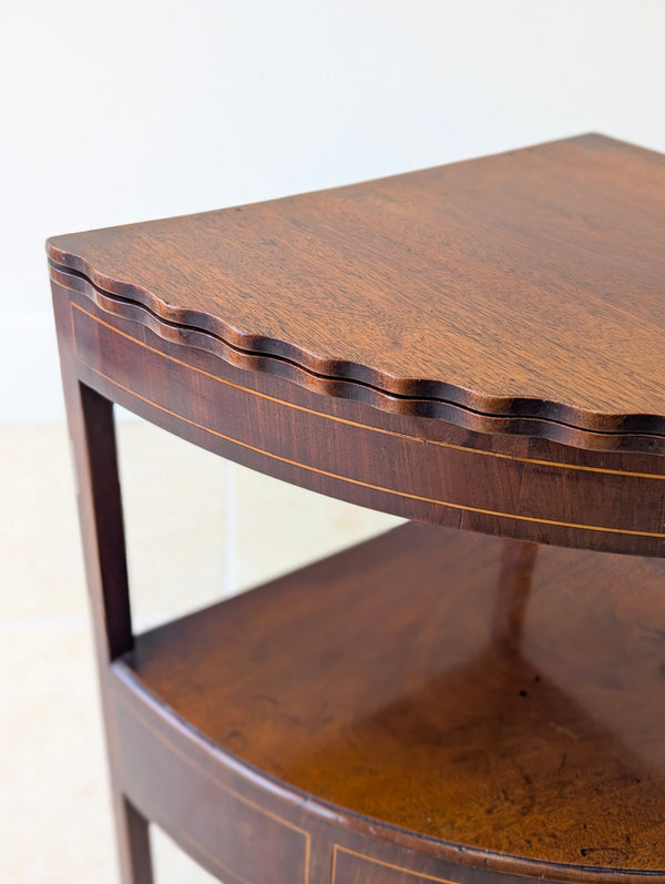 Antique Georgian Mahogany Corner Stand c.1810