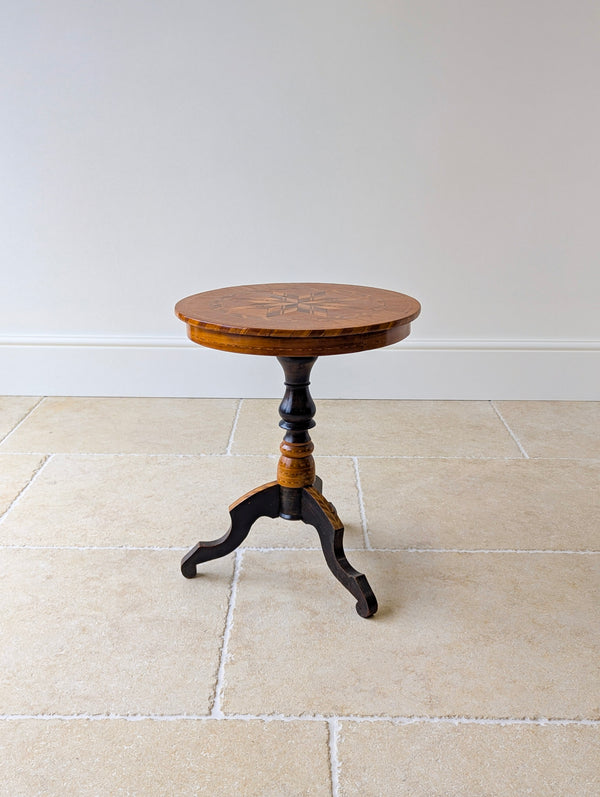 Antique Victorian Italian Marquetry Sorrento Table c.1880