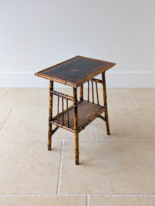 Antique Victorian Bamboo Occasional Table c.1890