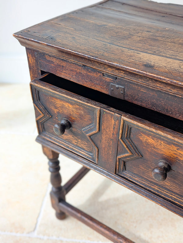Antique Late 17th Century Oak Dresser Base c.1690