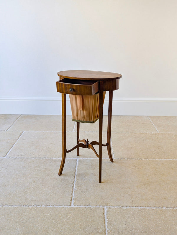 Antique Edwardian Mahogany Work Table c.1910