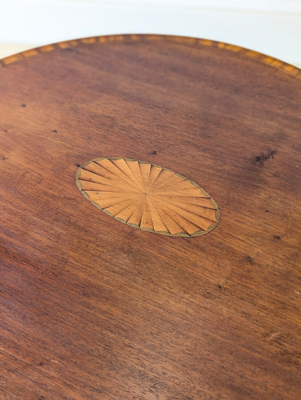 Antique Edwardian Mahogany Circular Occasional Table c.1905