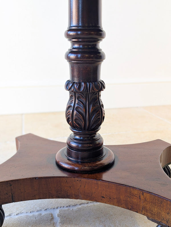 Antique William IV Mahogany Fold-Over Tea Table c.1830