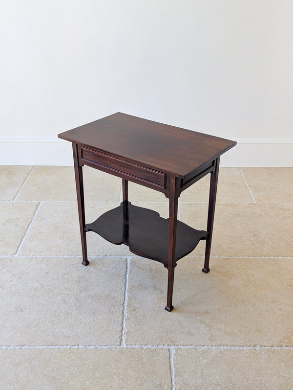 Antique Victorian Mahogany Side Table c.1890