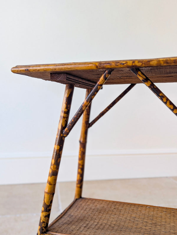 Antique Victorian Bamboo Occasional Table c.1890