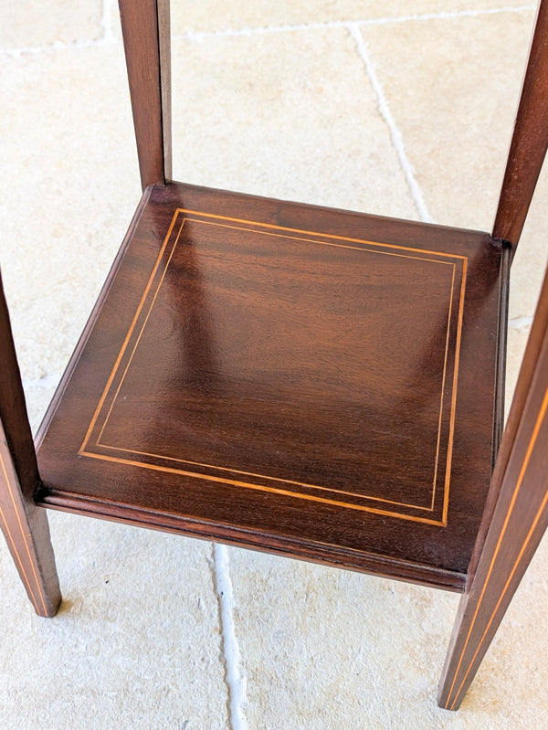 Antique Edwardian Inlaid Mahogany Occasional Table c.1905