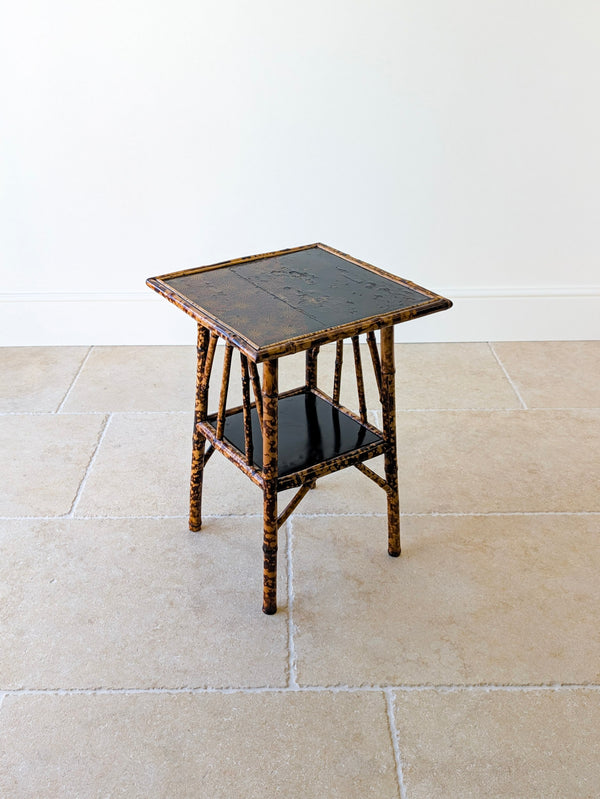 Antique Victorian Bamboo Occasional Table c.1890