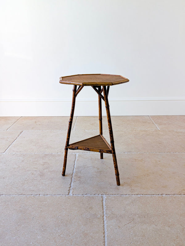 Antique Victorian Bamboo Occasional Table c.1890