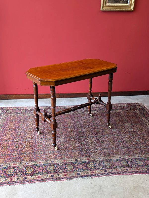 Antique Victorian Mahogany Aesthetic Movement Occasional Table