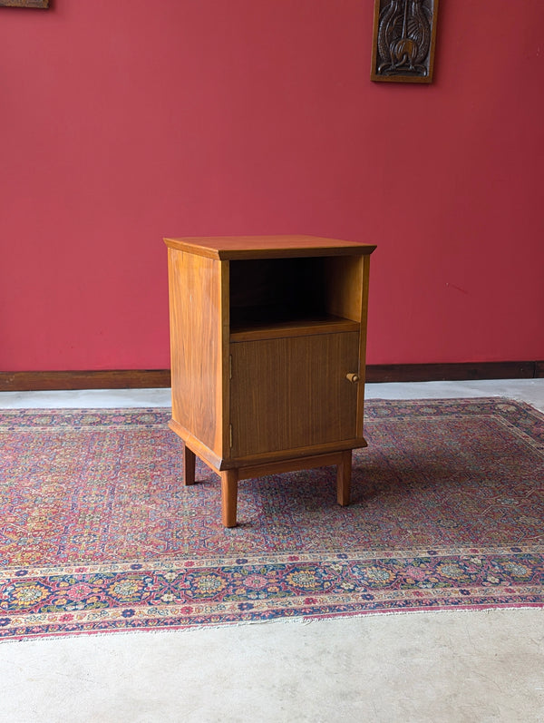 Mid Century Walnut Bedside Cabinet by Alfred Cox for Heals