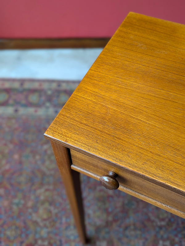 Mid Century Teak Side Table / Small Desk by Younger