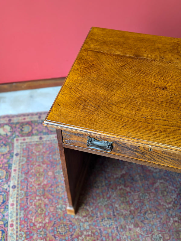 Antique Arts & Crafts Oak Writing Desk Circa 1910