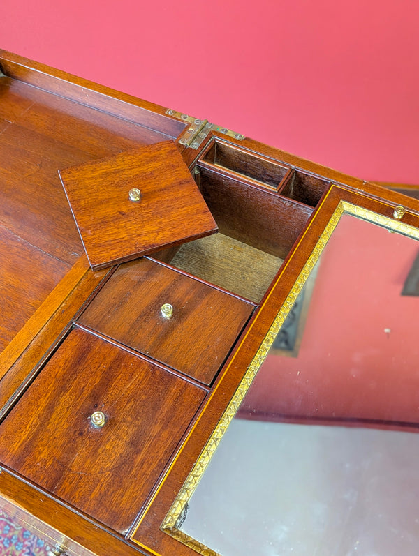 Antique Edwardian Mahogany Poudreuse Dressing Table