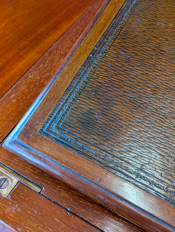 Antique Victorian Mahogany Metamorphic Side Table / Pop Up Writing Desk by Finnigans