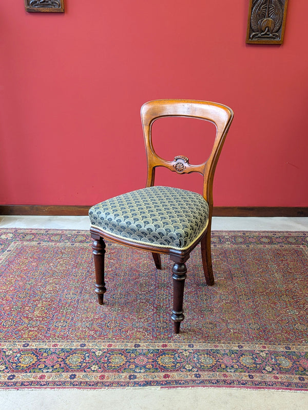 Pair of Antique Victorian Walnut Parlour Chairs