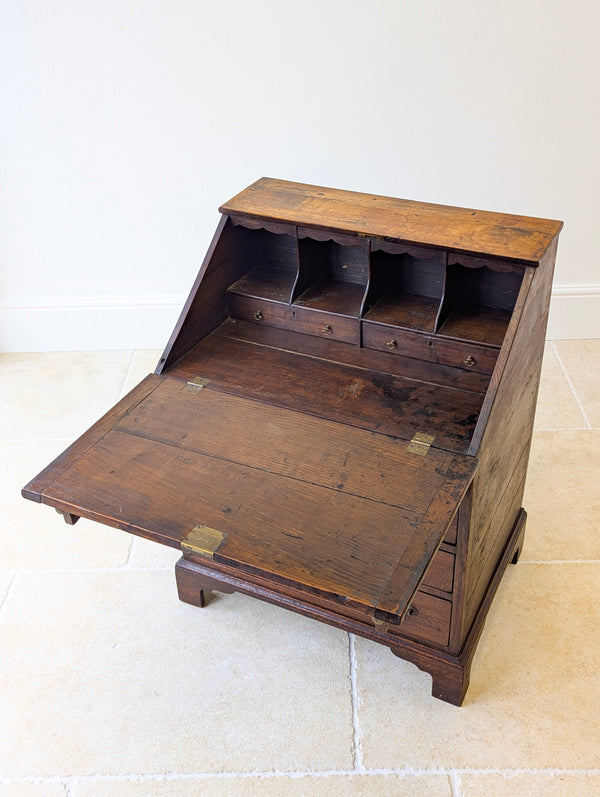 Antique George III Oak Bureau c.1780