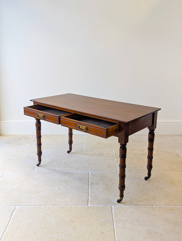 Antique Victorian Mahogany Writing Table c.1880