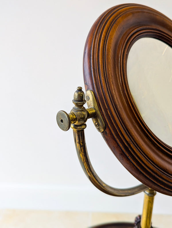 Antique Victorian Mahogany Gentleman’s Shaving Stand c.1890