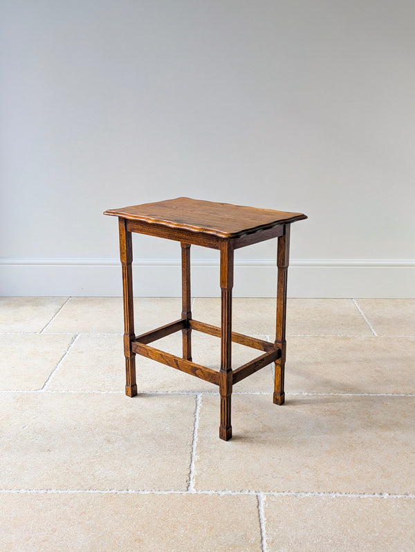 Antique Golden Oak Occasional Table c.1920