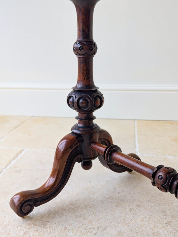 Antique Victorian Rosewood Card Table c.1860