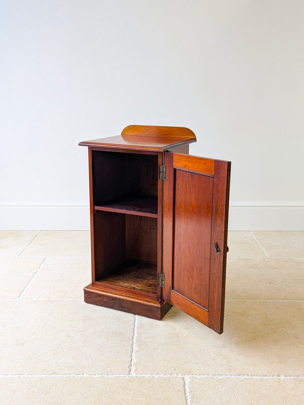 Antique Victorian Mahogany Bedside Cabinet c.1880