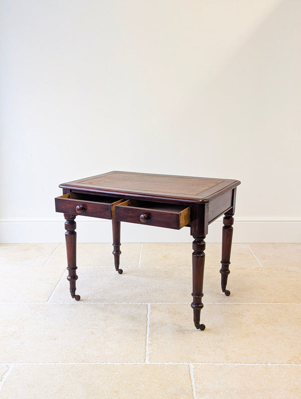 Antique Victorian Mahogany Writing Table c.1870