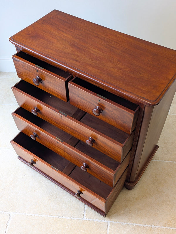 Antique Victorian Mahogany Chest of Drawers c.1870
