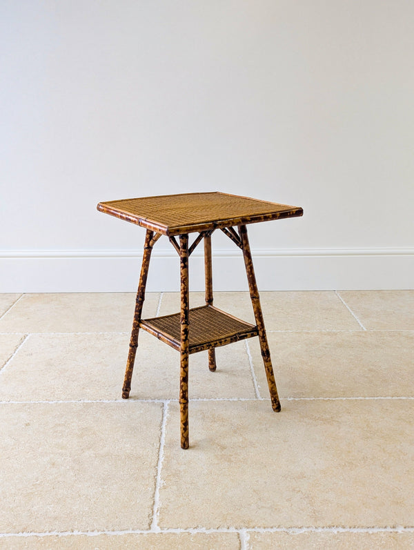 Antique Victorian Bamboo Occasional Table c.1890