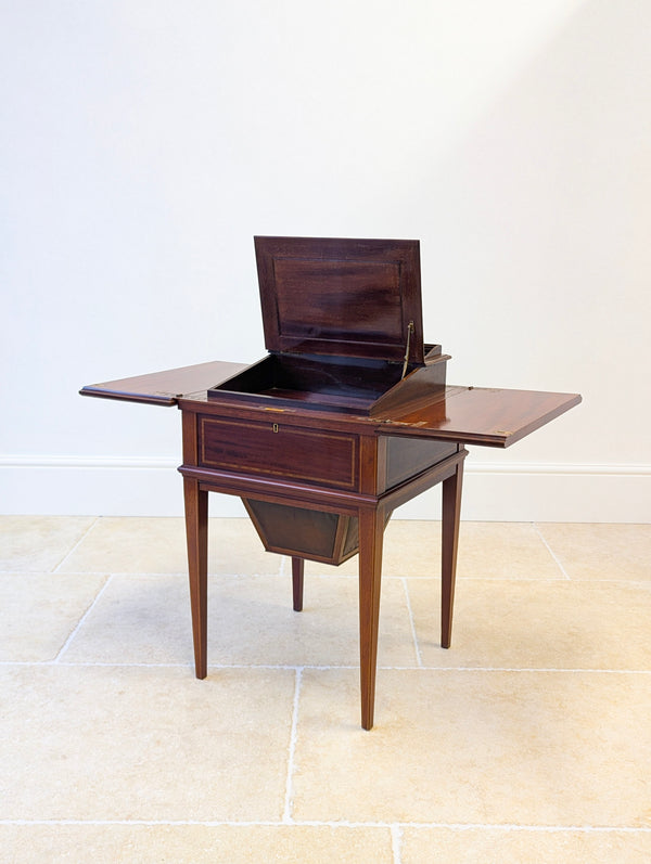 Antique Edwardian Mahogany Metamorphic Writing Table c.1900