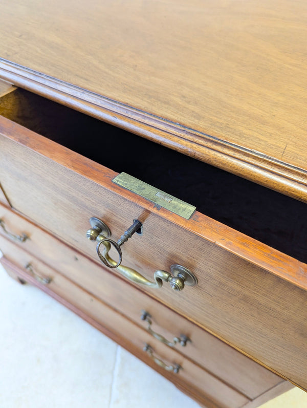 Antique Late Georgian Satin Birch Chest of Drawers c.1810