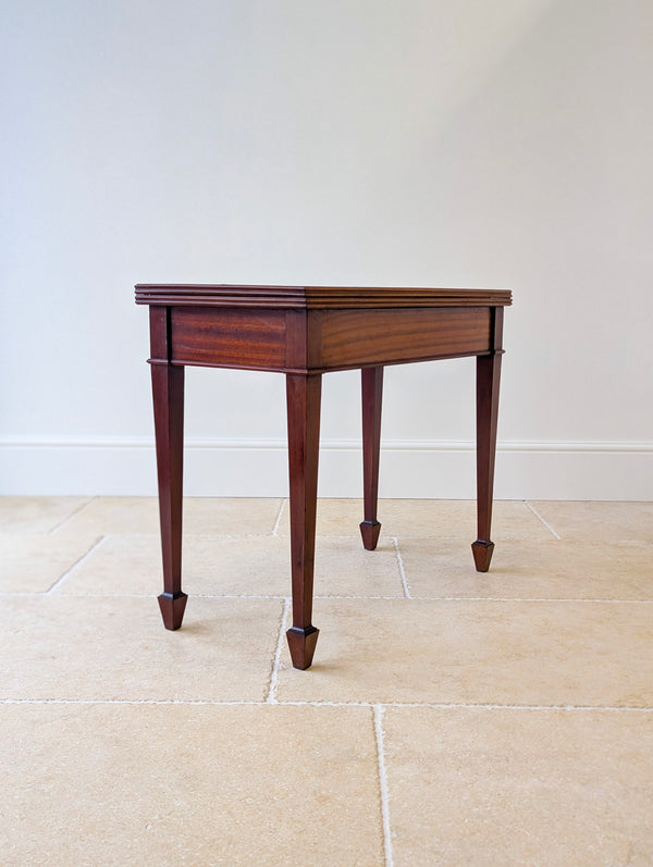 Antique Victorian Mahogany Card Table c.1890