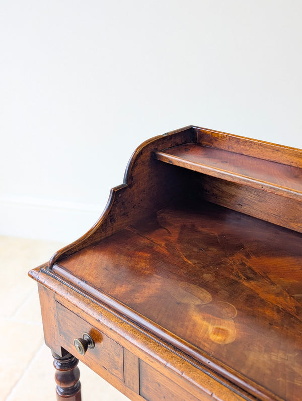 Antique Victorian Walnut Small Writing Table c.1890