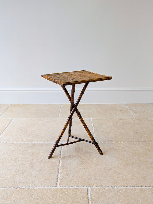 Antique Victorian Bamboo Occasional Table c.1890