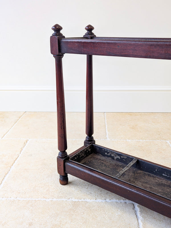 Antique Victorian Mahogany Country House Stick Stand c.1890