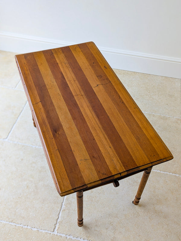 Antique Edwardian Oak Folding Table c.1905
