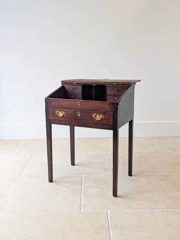 Antique Georgian Elm Clerks Desk c.1800