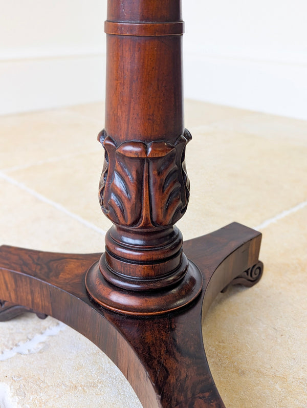 Antique William IV Rosewood Adjustable Piano Stool c.1830