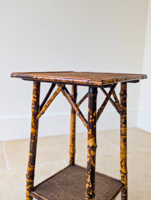 Antique Victorian Bamboo Occasional Table c.1890