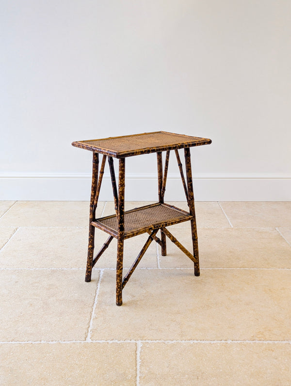 Antique Victorian Bamboo Occasional Table c.1890