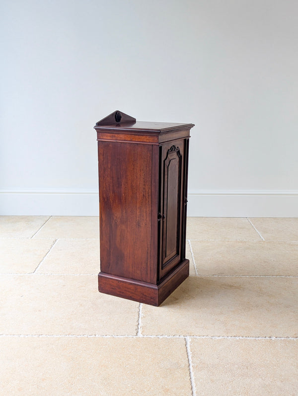 Antique Victorian Mahogany Bedside Cupboard c.1880