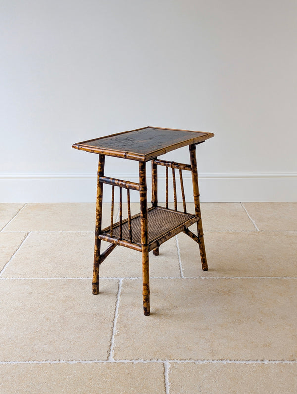 Antique Victorian Bamboo Occasional Table c.1890