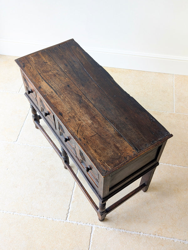 Antique Late 17th Century Oak Dresser Base c.1690