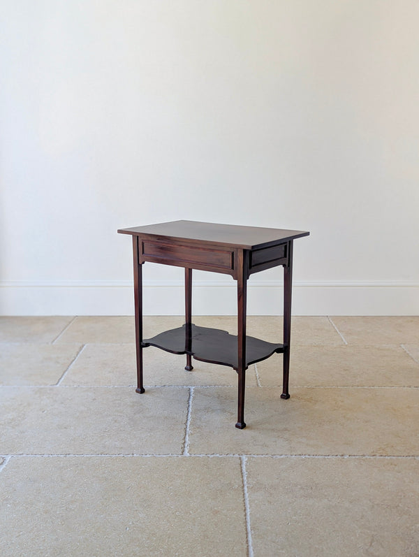 Antique Victorian Mahogany Side Table c.1890