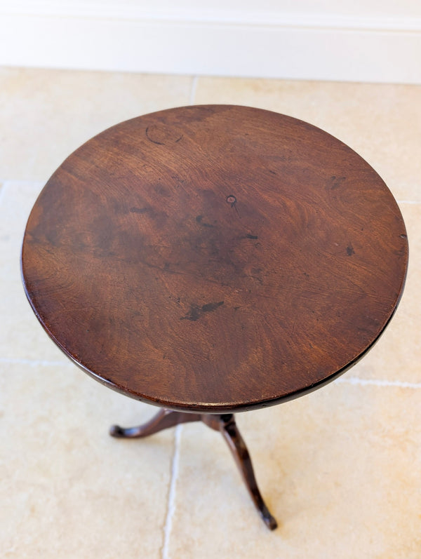 Antique George III Mahogany Tilt-Top Tripod Table c.1780
