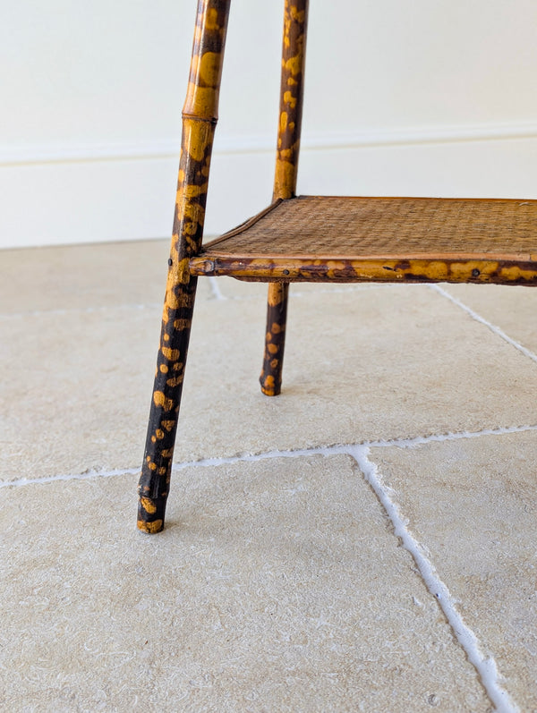 Antique Victorian Bamboo Occasional Table c.1890