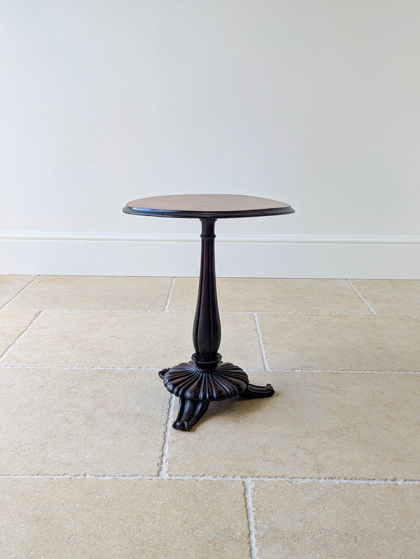 Antique William IV Walnut & Mahogany Wine Table c.1830