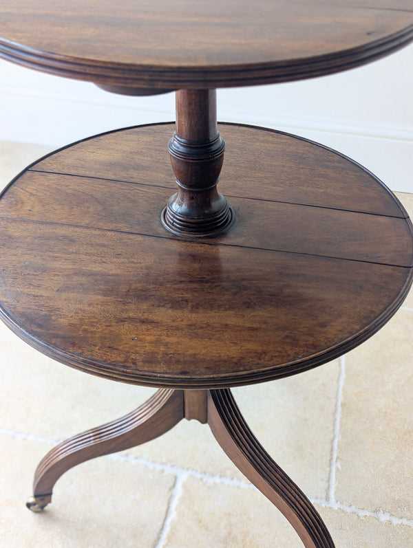 Antique Regency Mahogany Drop-Leaf Dumb Waiter c.1820